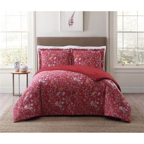 red twin bedding